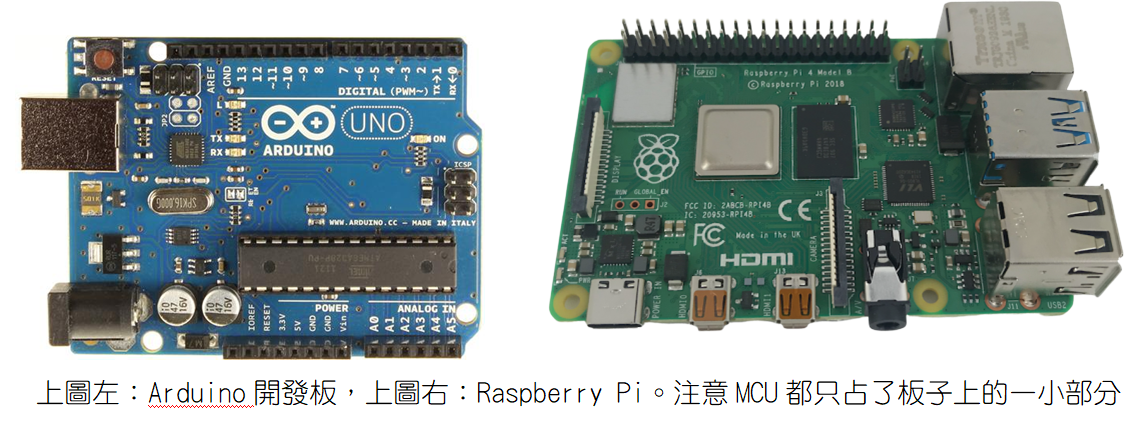 Arduino與樹莓派開發板